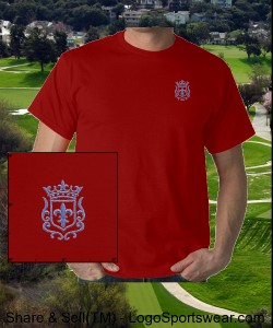 KINGWEAR CHERRY RED T-shirt Cotton Design Zoom